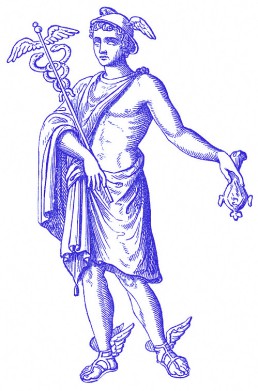 Hermes-Merkur engraving
