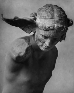 Bronzener Kopf des Hypnos, griechischer Gott des Schlafes