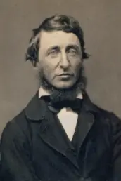 Henry David Thoreau, Fotografie von Benjamin D. Maxham, 1856