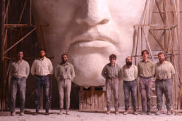 Das Gesicht des Prometheus, Modell im Atelier Missor